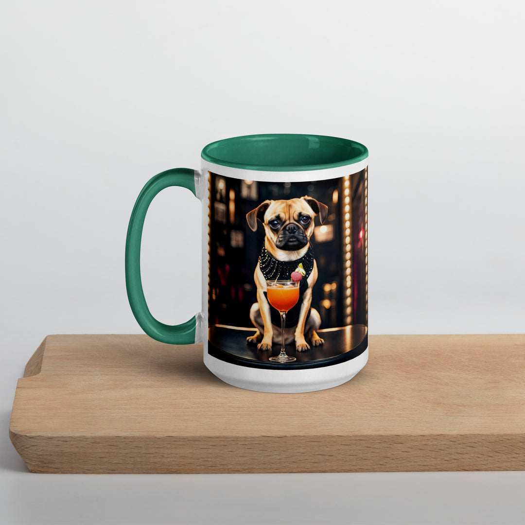 Puggle General- Mug with Color Inside v13