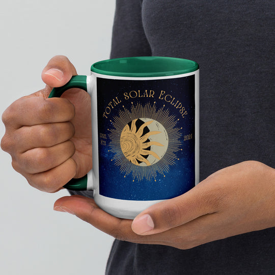 Australian Shepherd Eclipse- Mug with Color Inside