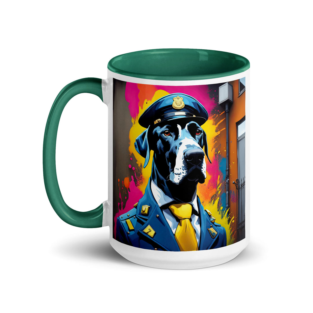 Great Dane- Mug with Color Inside v5