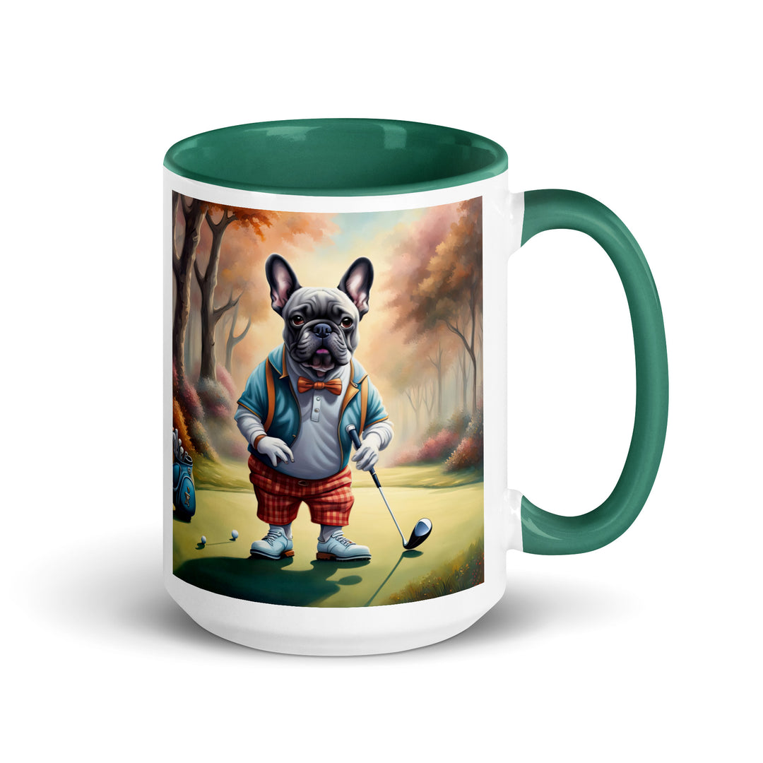 Mug with Color Inside-French Bulldog