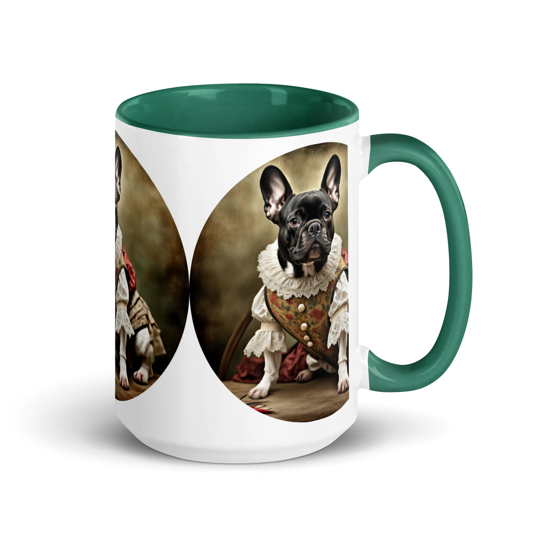 Mug with Color Inside-French Bulldog V8