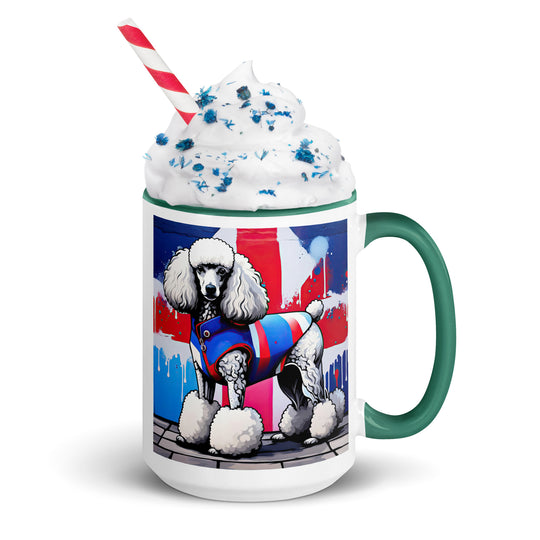 Poodle- Mug with Color Inside v2