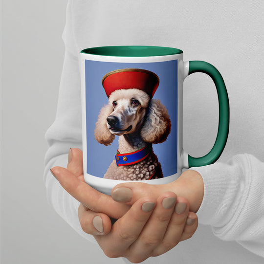 Poodle- Mug with Color Inside v3
