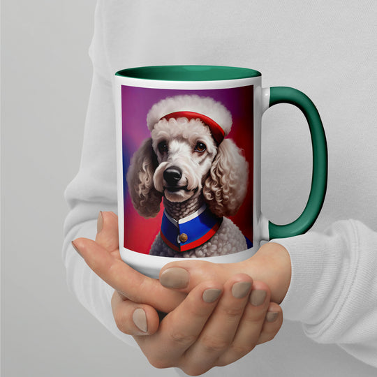 Poodle- Mug with Color Inside v5