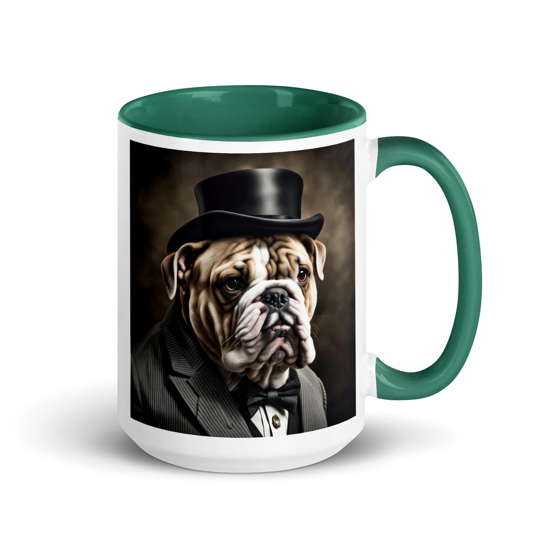 Bulldog- Mug with Color Inside