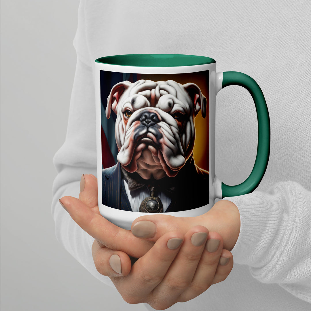 Bulldog- Mug with Color Inside v3