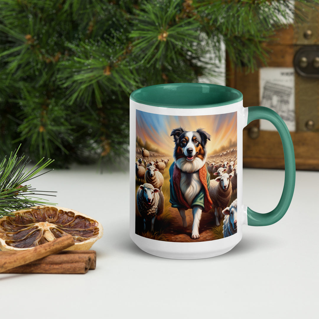 Australian Shepherd- Mug with Color Inside