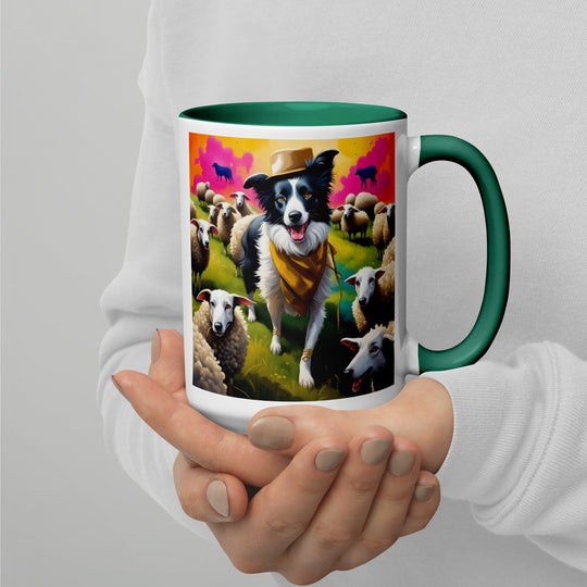 Australian Shepherd- Mug with Color Inside v2