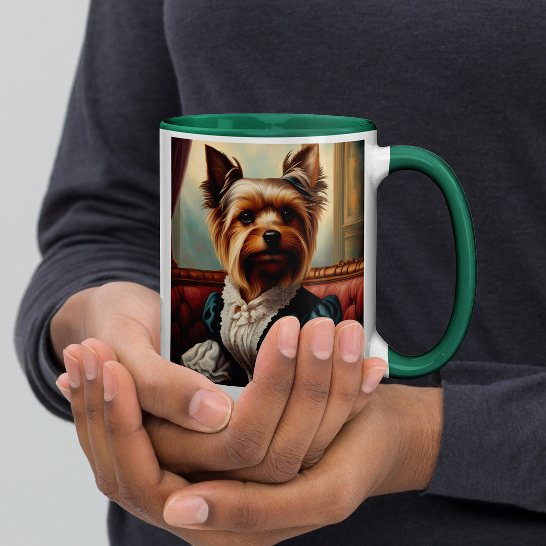 Yorkshire Terrier- Mug with Color Inside v2