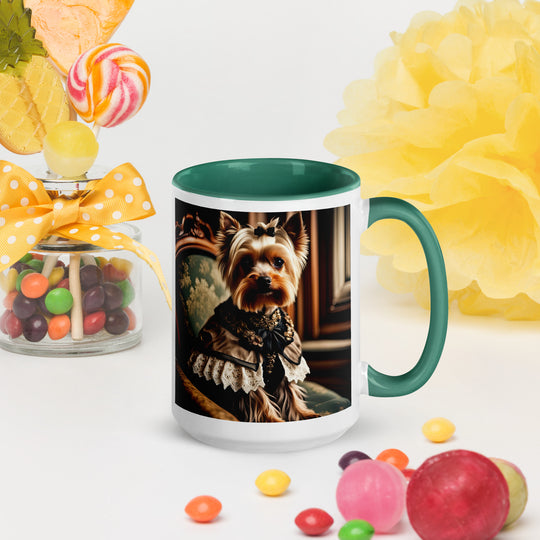 Yorkshire Terrier- Mug with Color Inside