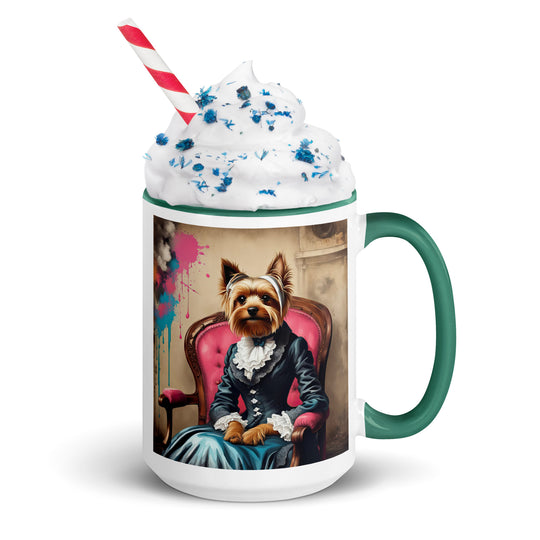 Yorkshire Terrier- Mug with Color Inside v3