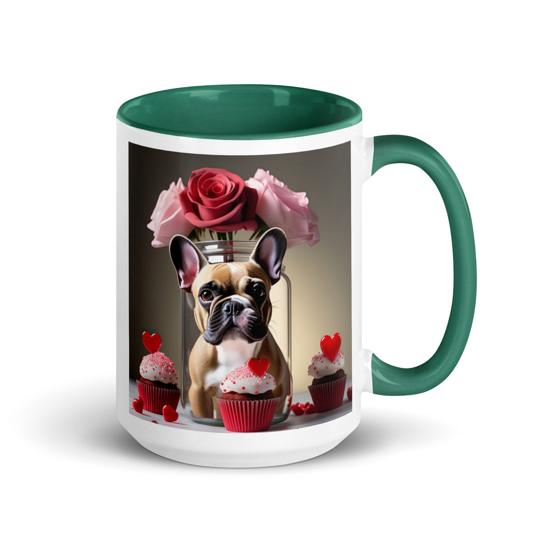 French Bulldog Romantic- Mug with Color Inside