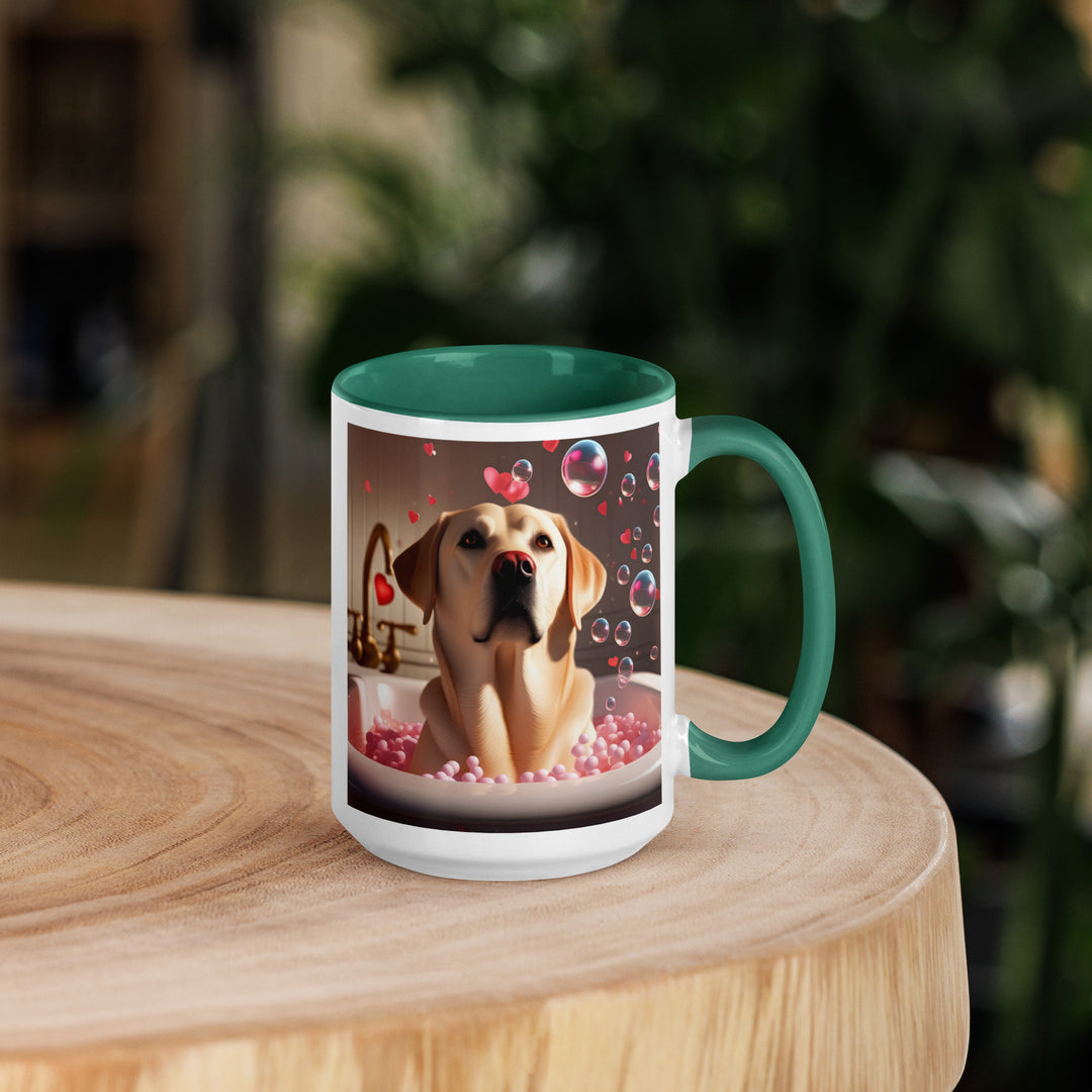 Labrador Retriever Romantic- Mug with Color Inside