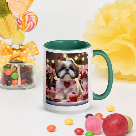 Shih Tzu Romantic- Mug with Color Inside