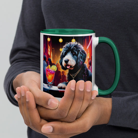 Bernedoodle General- Mug with Color Inside v4