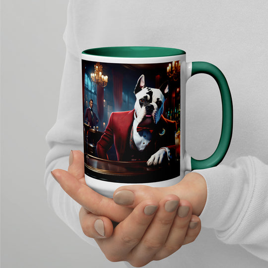 Catahoula Bulldog General- Mug with Color Inside v7