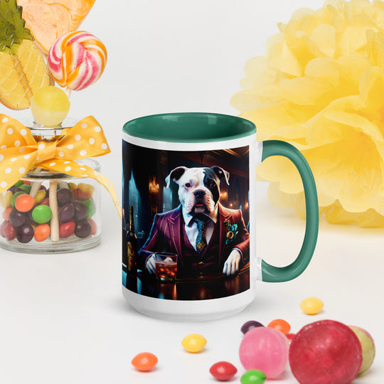 Catahoula Bulldog General- Mug with Color Inside v11