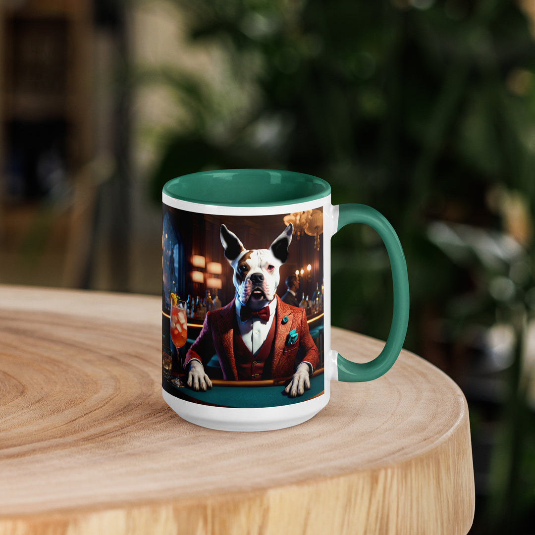 Catahoula Bulldog General- Mug with Color Inside v12