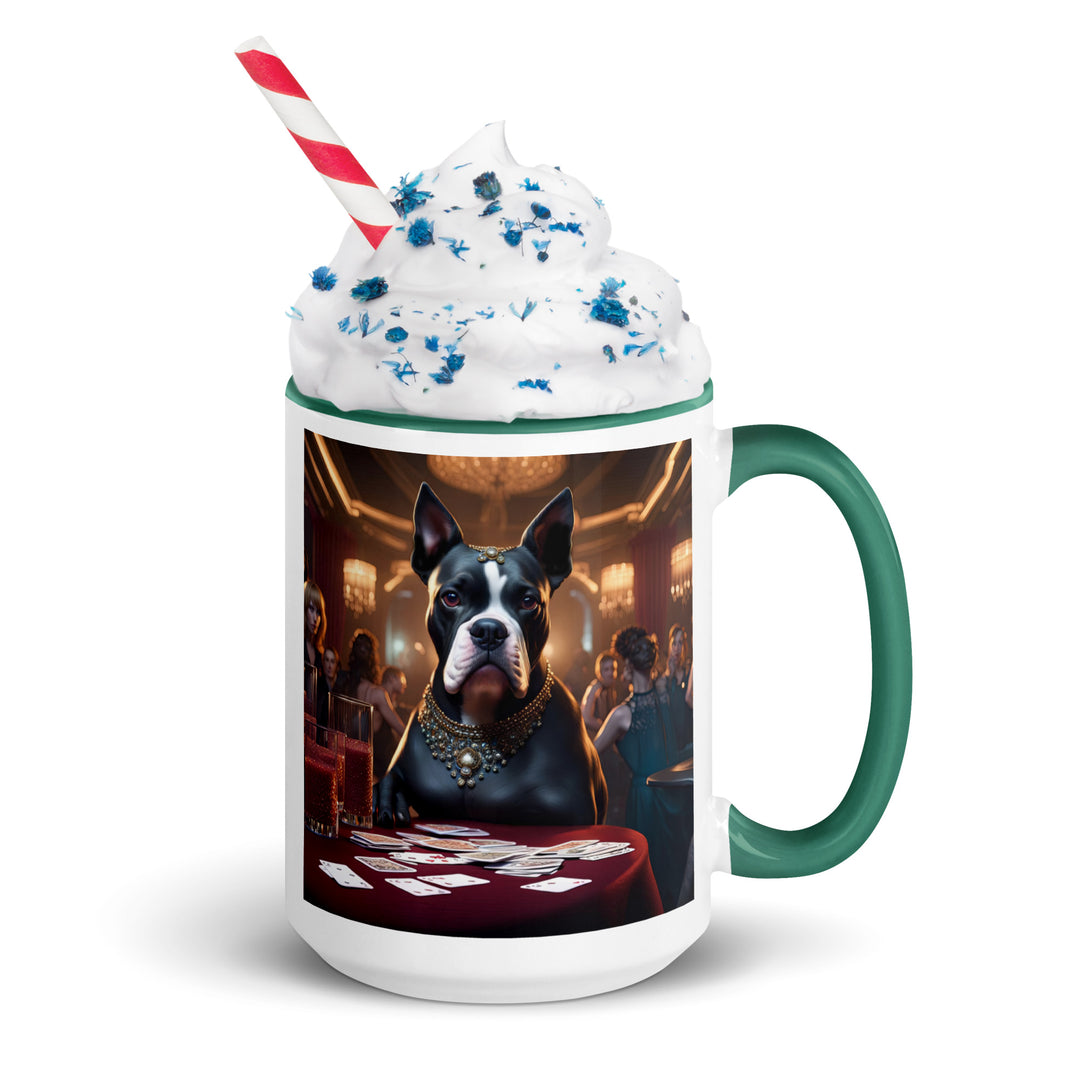 Catahoula Bulldog General- Mug with Color Inside v13