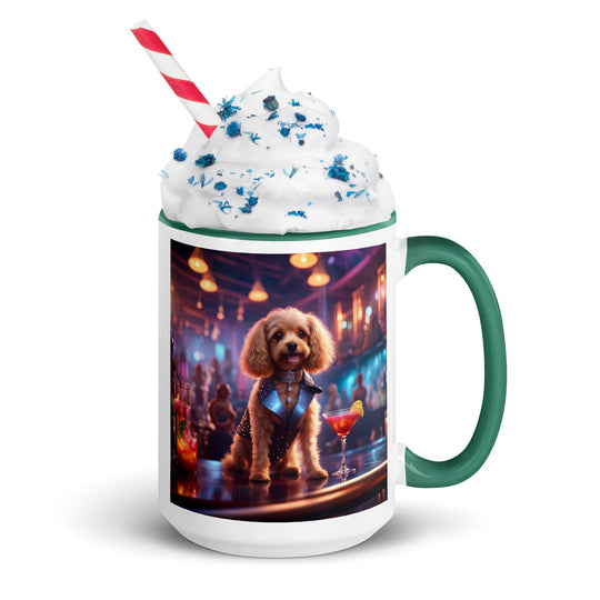 Cavapoo General- Mug with Color Inside v7