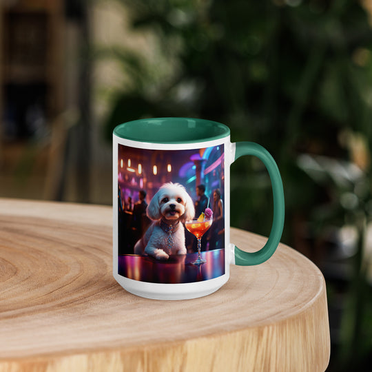 Cavapoo General- Mug with Color Inside v12