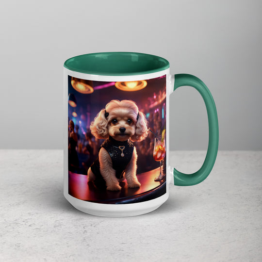 Cavapoo General- Mug with Color Inside v19