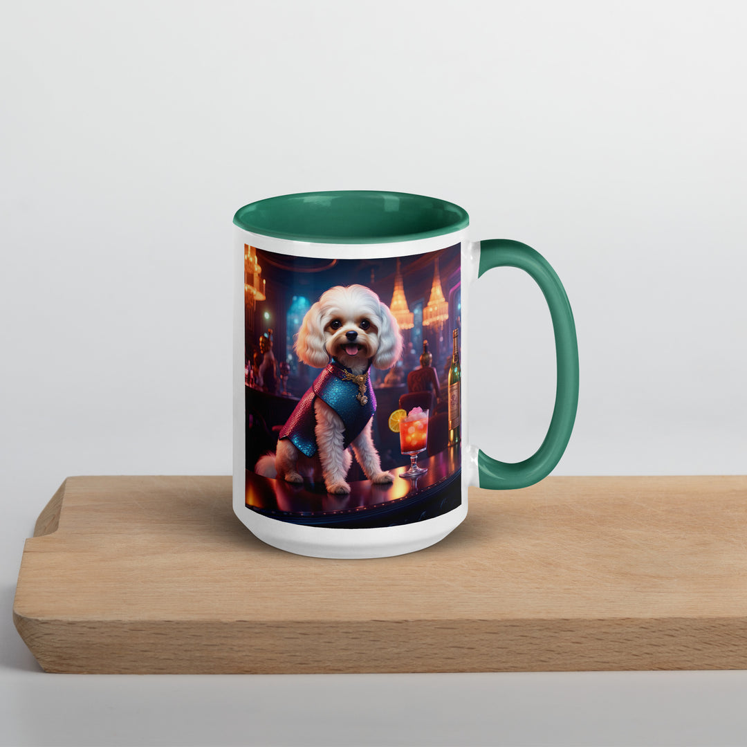 Cavapoo General- Mug with Color Inside v23