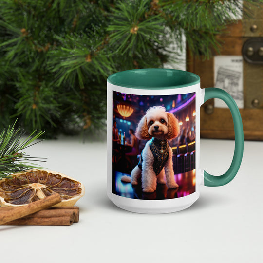 Cavapoo General- Mug with Color Inside v25