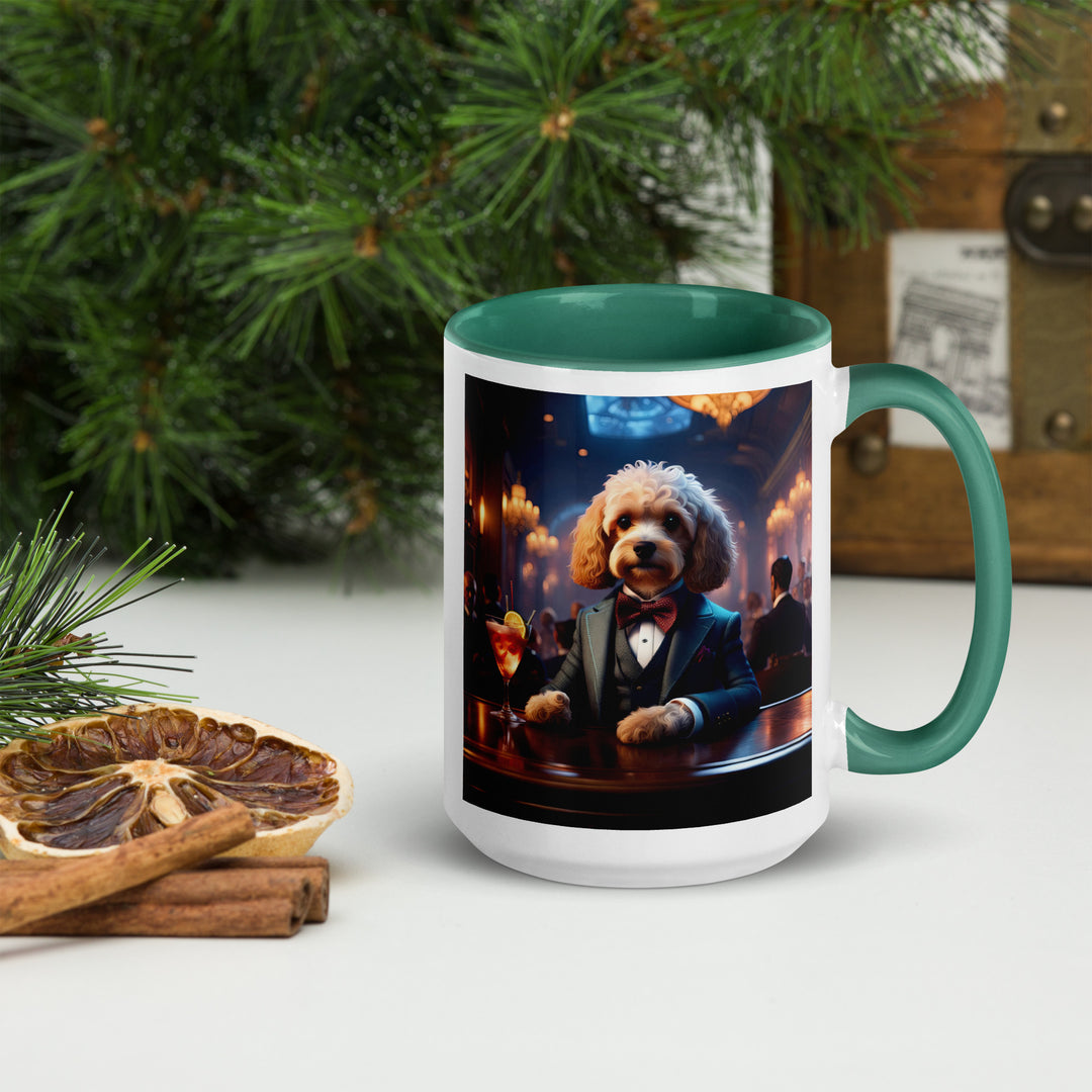 Cavapoo General- Mug with Color Inside v31