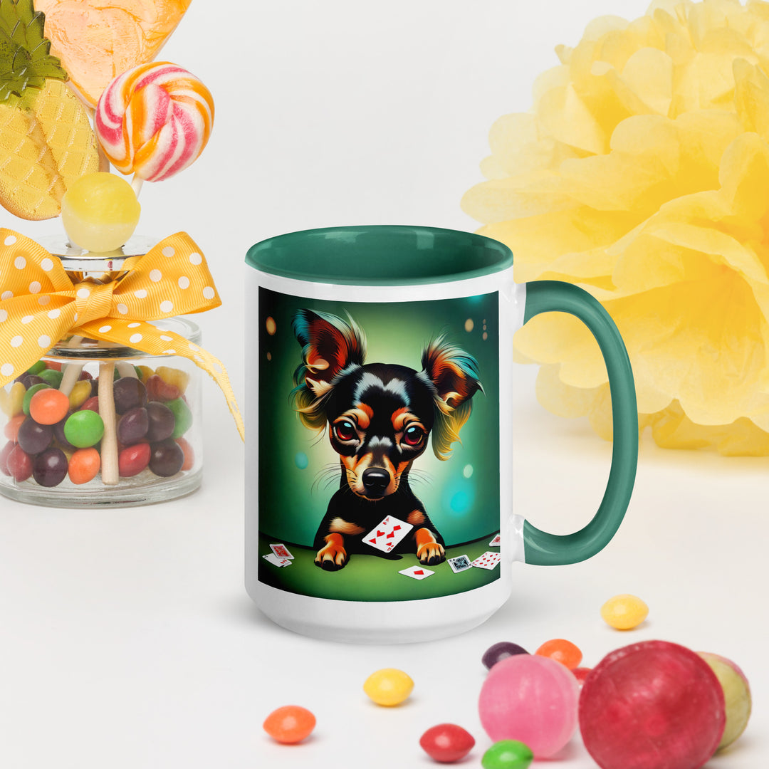 Chiweenie General- Mug with Color Inside v3