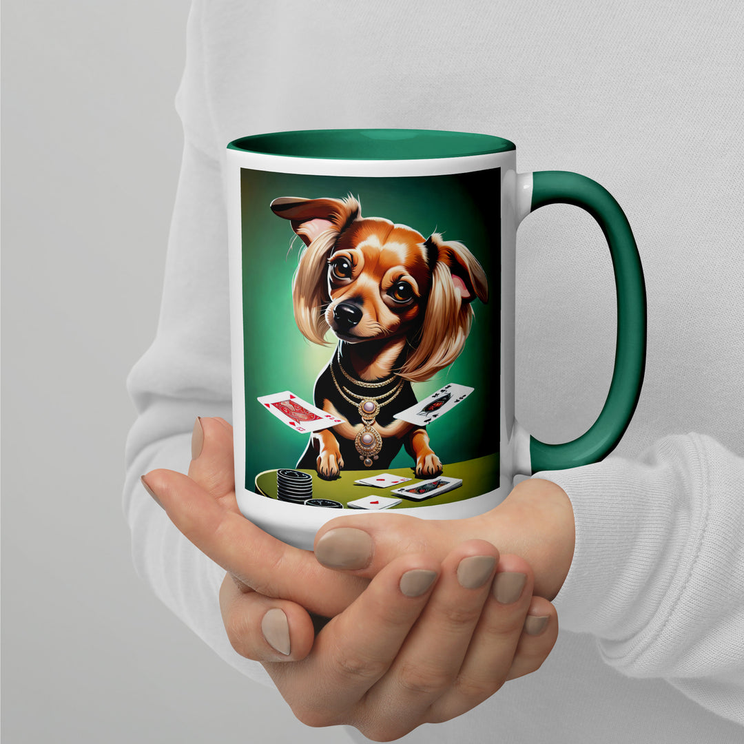 Chiweenie General- Mug with Color Inside v10