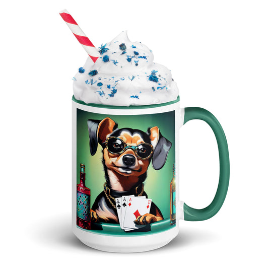 Chiweenie General- Mug with Color Inside v13