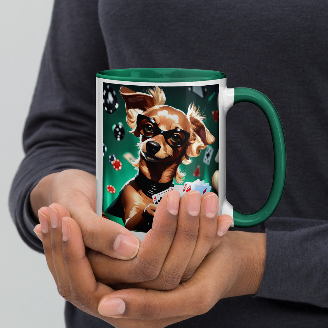 Chiweenie General- Mug with Color Inside v15