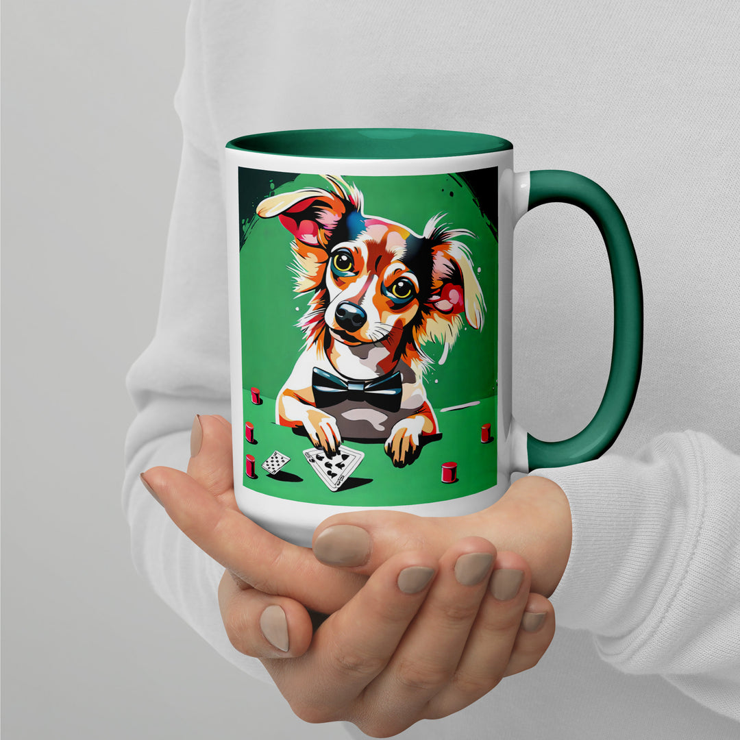 Chiweenie General- Mug with Color Inside v17