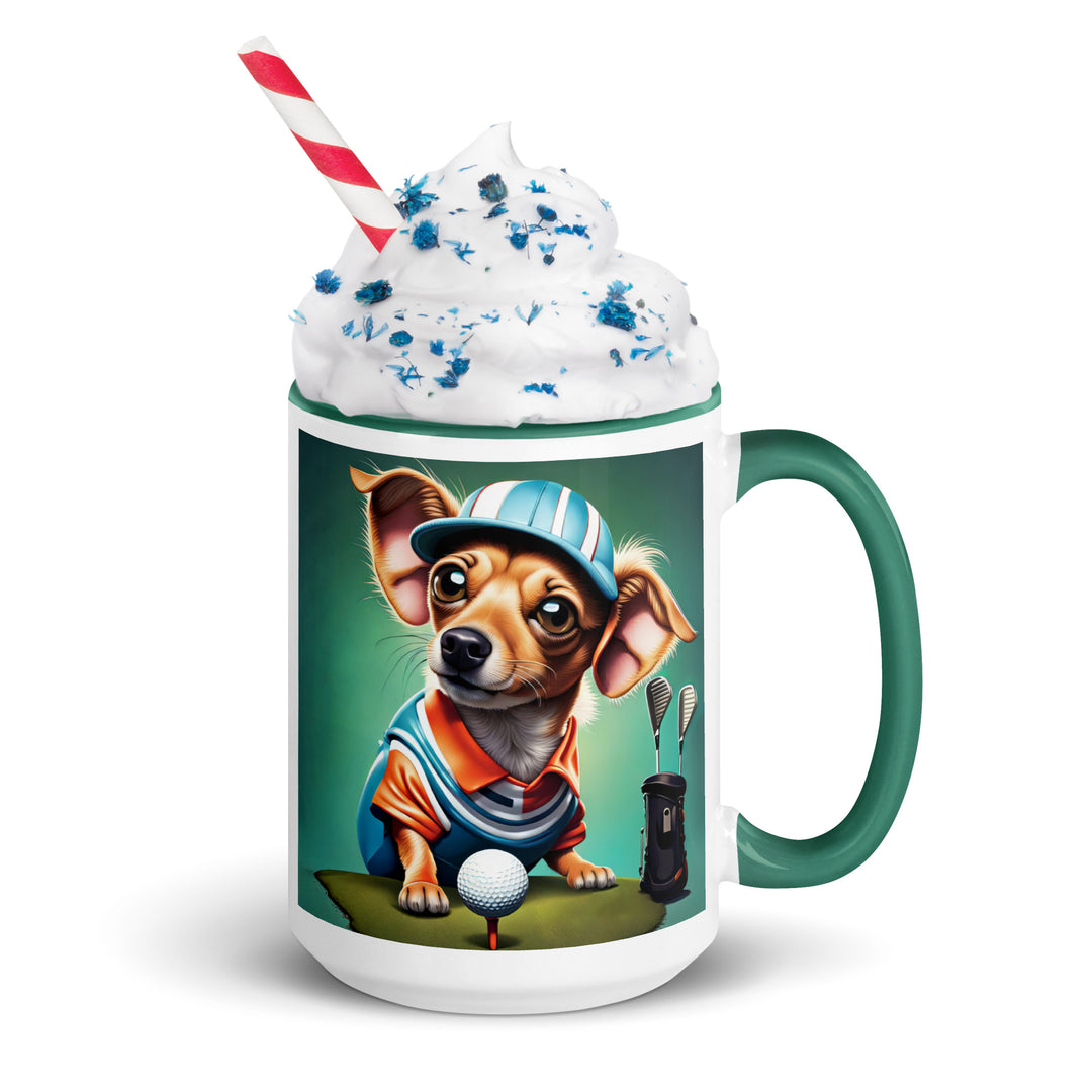 Chiweenie General- Mug with Color Inside v18