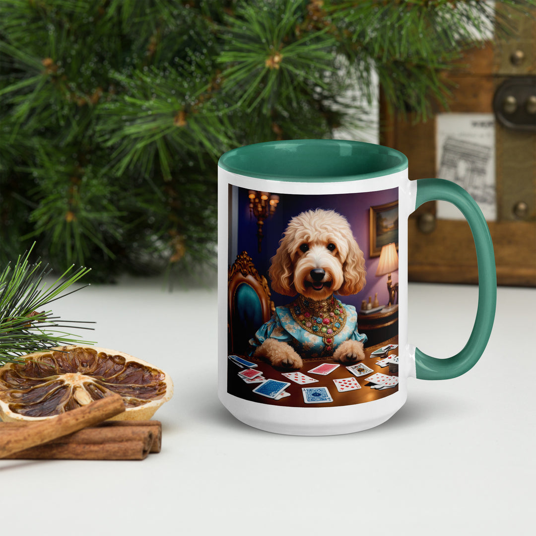 Goldendoodle- Mug with Color Inside v3