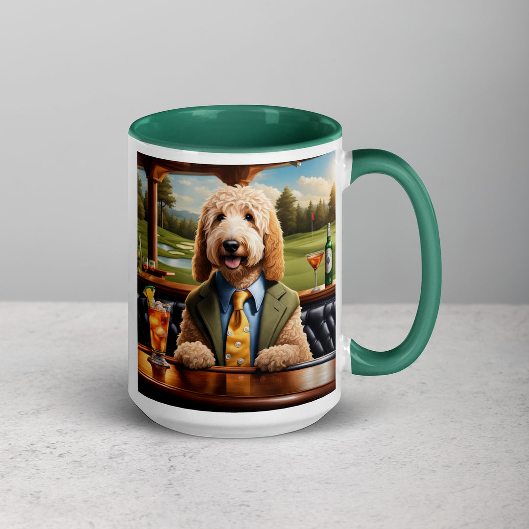 Goldendoodle- Mug with Color Inside v4