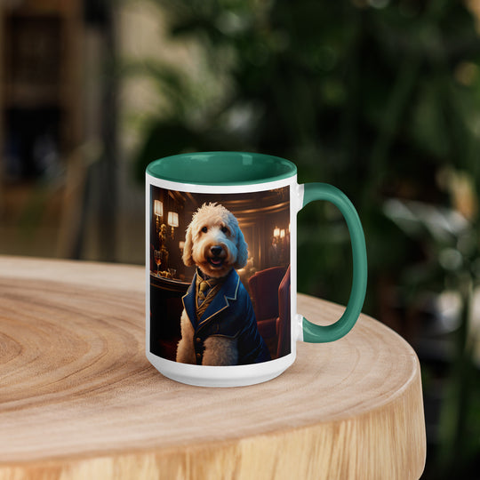 Goldendoodle- Mug with Color Inside v5