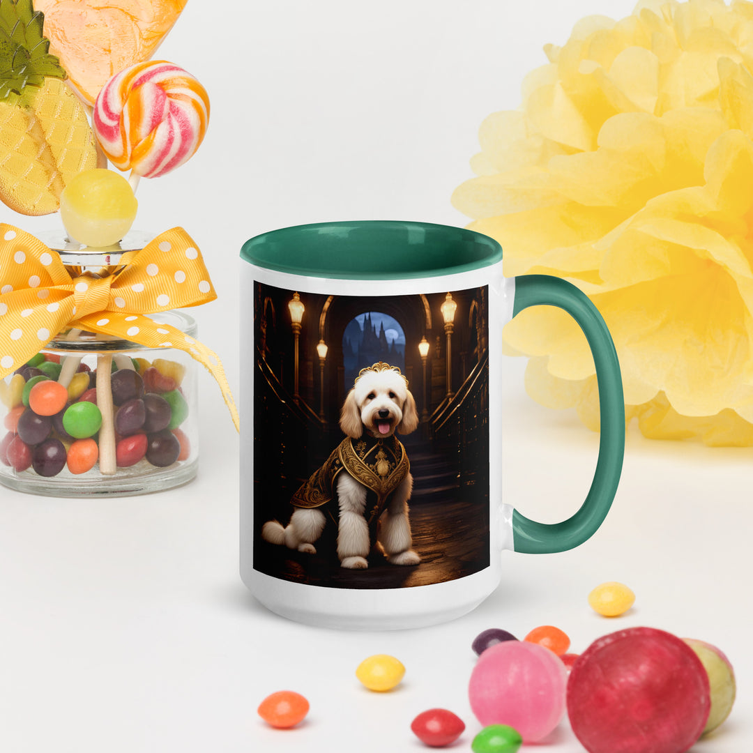 Goldendoodle- Mug with Color Inside v7