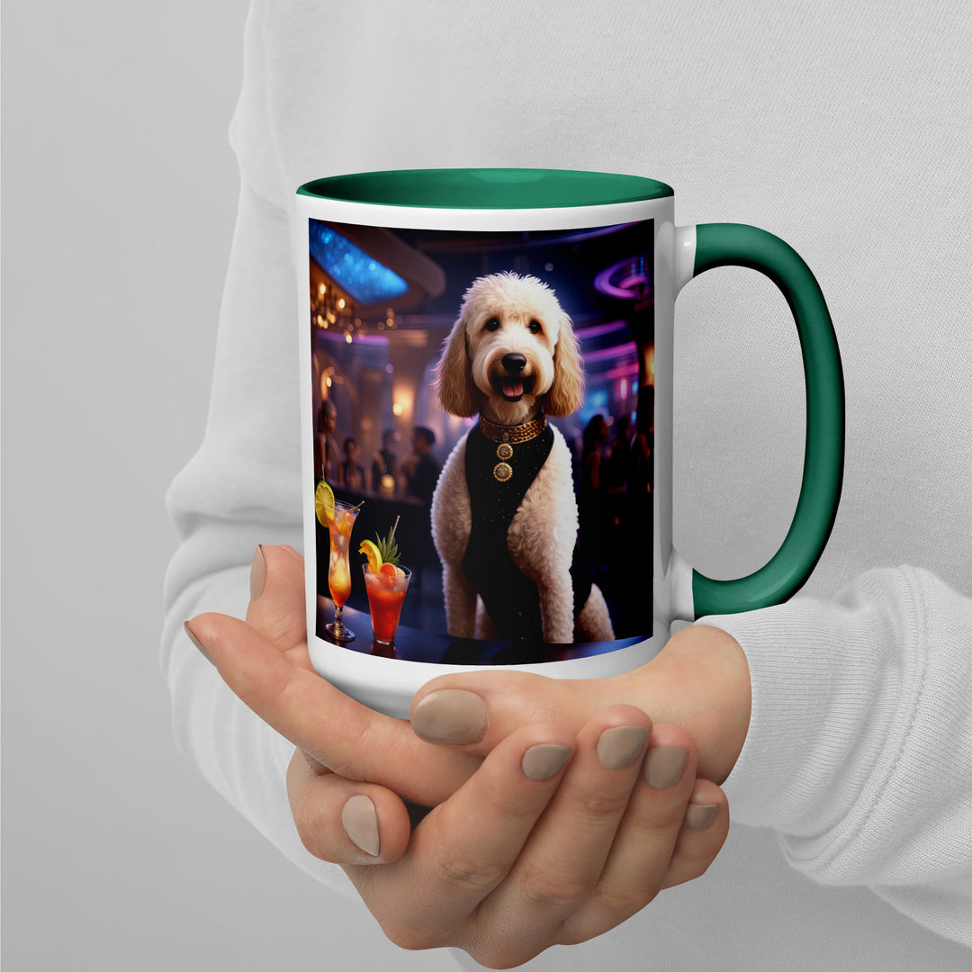 Goldendoodle- Mug with Color Inside v14