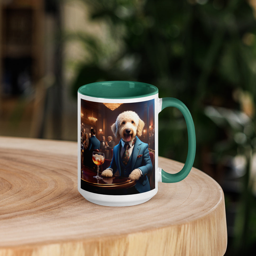 Goldendoodle- Mug with Color Inside v15