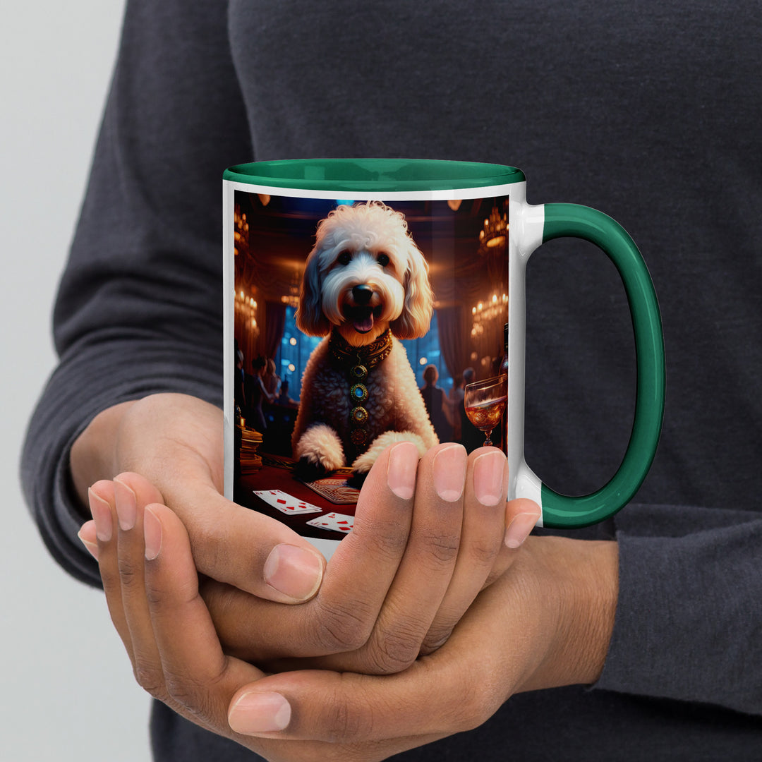 Goldendoodle- Mug with Color Inside v16