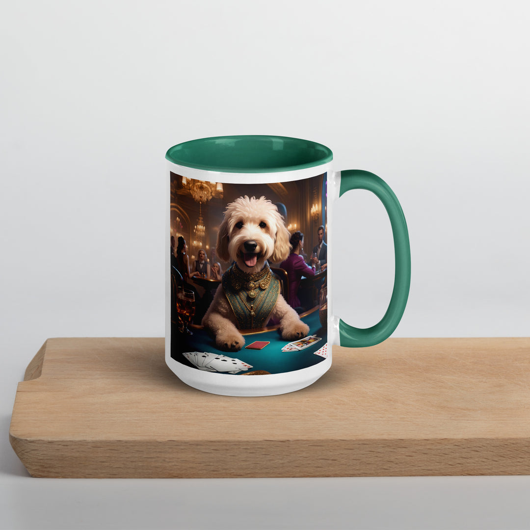 Goldendoodle- Mug with Color Inside v18