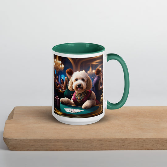 Goldendoodle- Mug with Color Inside v20