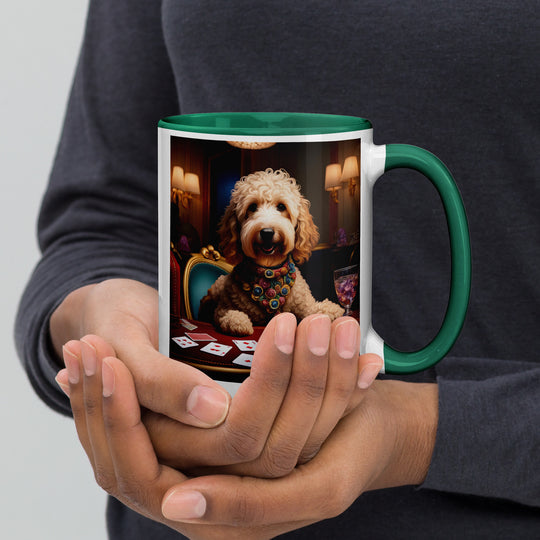 Goldendoodle- Mug with Color Inside v21