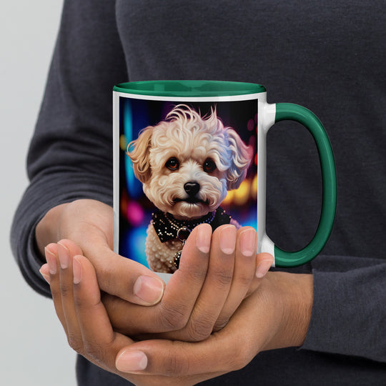 Maltipoo General- Mug with Color Inside v11