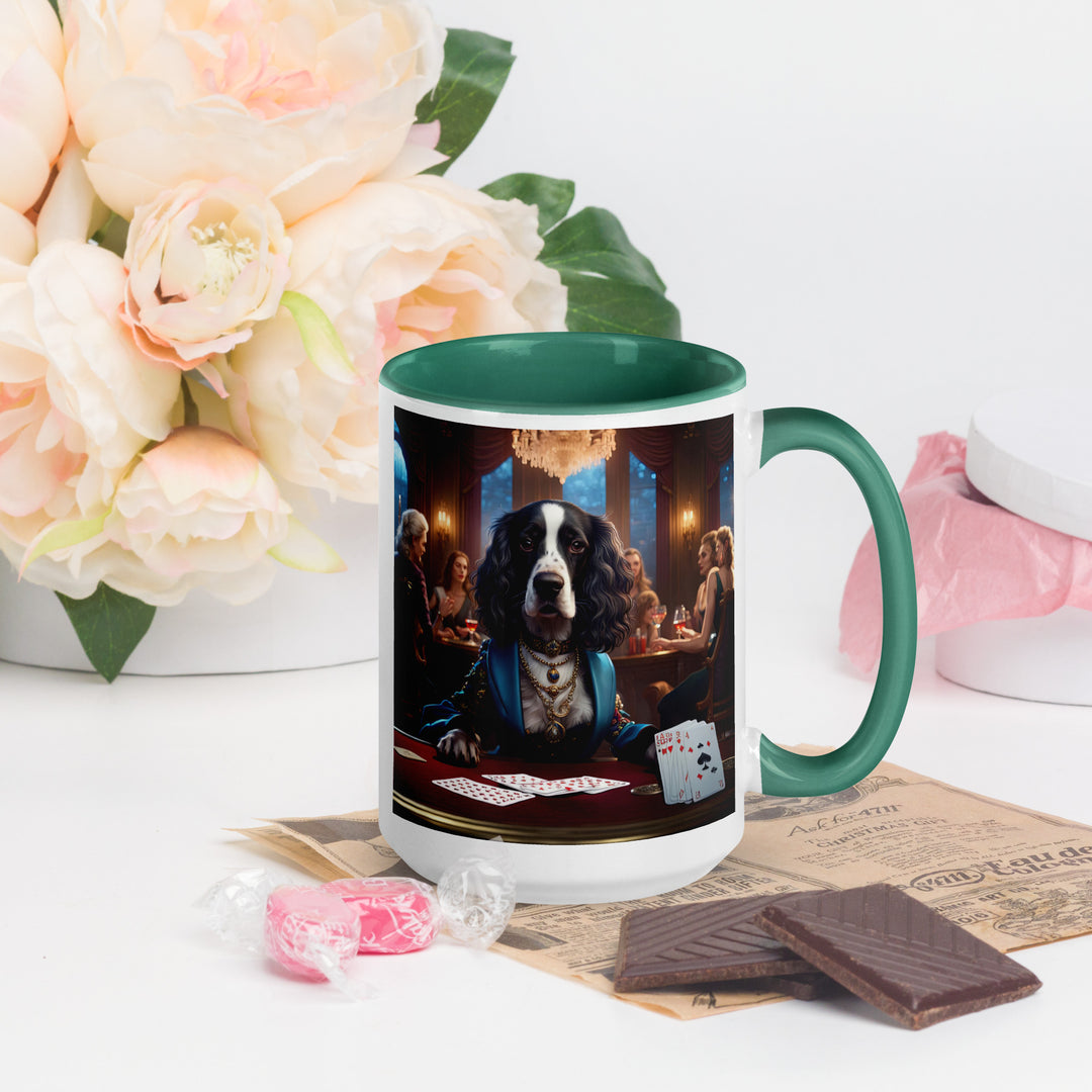 Sprocker Spaniel General- Mug with Color Inside v4