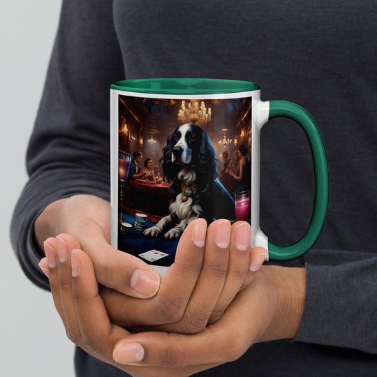 Sprocker Spaniel General- Mug with Color Inside v9