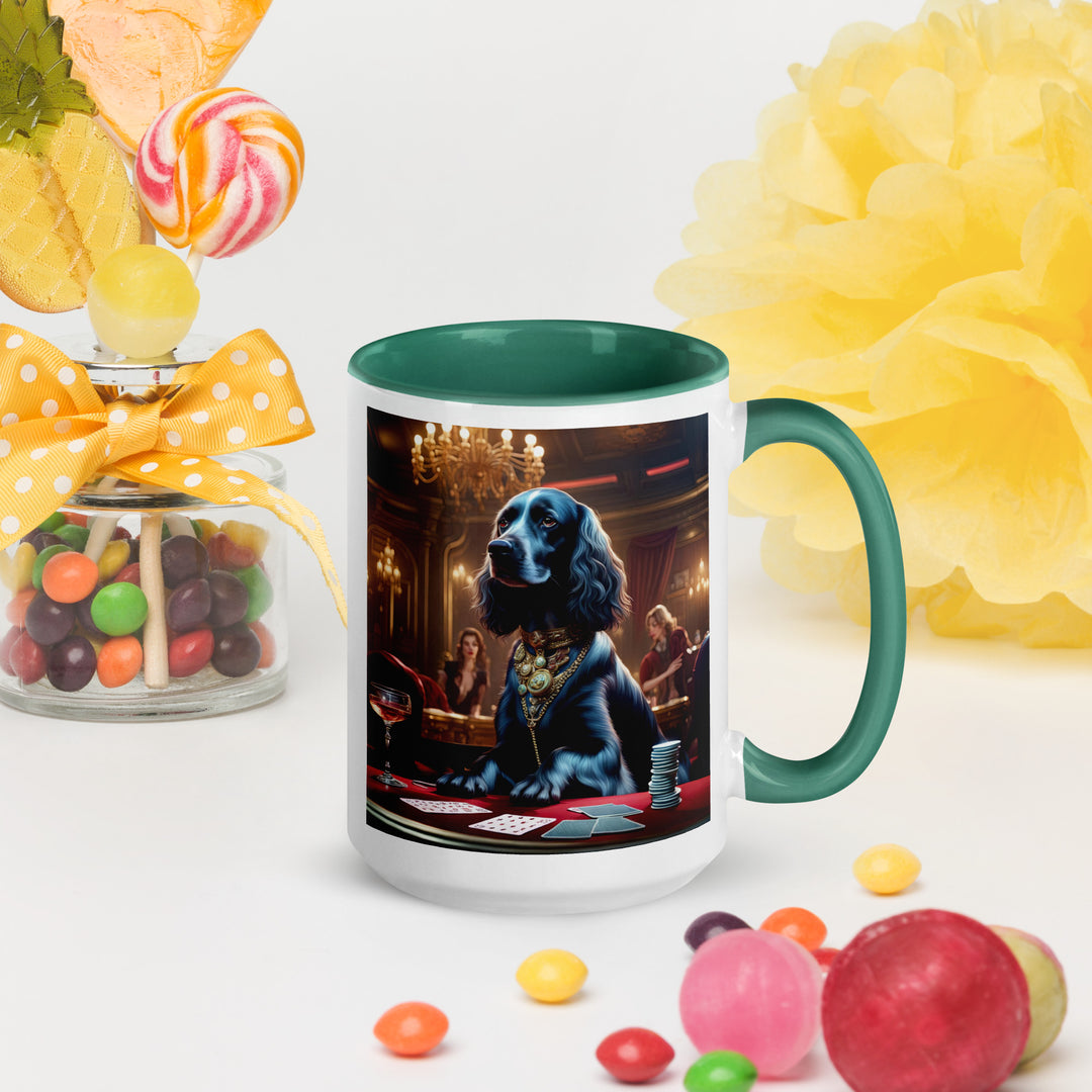 Sprocker Spaniel General- Mug with Color Inside v11