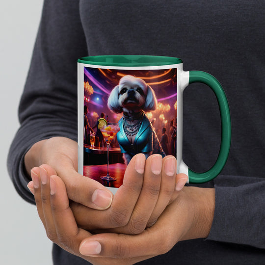 Pugapoo General- Mug with Color Inside v2